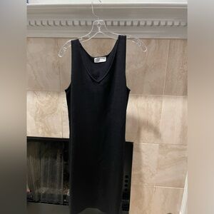 St John Knitted Black Dress